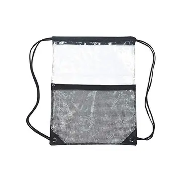 Новый прозрачный школьный рюкзак на шнурке, спортивная сумка Sport Pack 066F Изображение