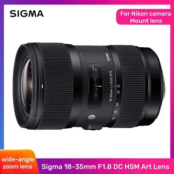 Объектив Sigma 18-35 SIGMA Art 18-35 мм F1.8 DC HSM Зеркальный объектив Для Nikon D5200 D5300 D5500 D5600 D90 D7000 D7100 D7200 D7500 D300 D500 Изображение