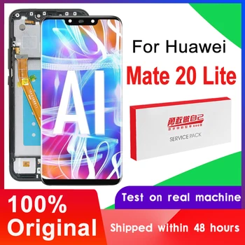Оригинальный 6,3-дюймовый дисплей для Huawei Mate 20 Lite ЖК-дисплей с сенсорным экраном и цифровым преобразователем в сборе для замены ЖК-дисплея Mate20 Lite Изображение