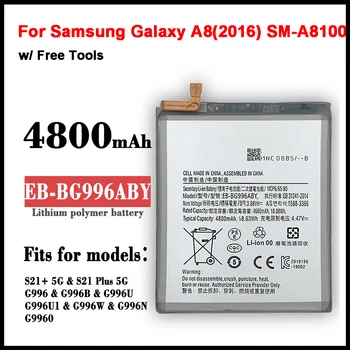Оригинальный EB-BG996ABY 4800 мАч Сменный Аккумулятор для Samsung Galaxy S21 Plus S21 + G996 5G Аккумуляторы Для мобильных Телефонов Изображение
