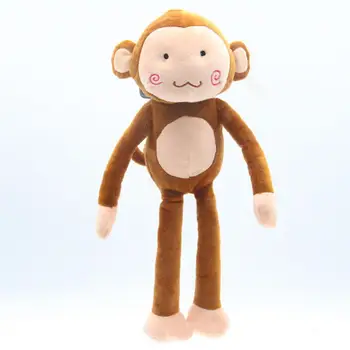 Полностью заполненная Мягкая игрушка премиум-класса-длинноногая обезьяна, Гибкая плюшевая игрушка, Прекрасное украшение Изображение