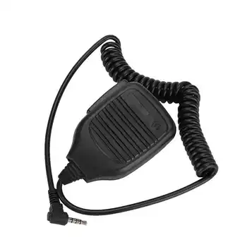 Портативный микрофон-динамик UV3R с задней клипсой из нержавеющей стали для двусторонней радиосвязи Walkie Talkie Изображение