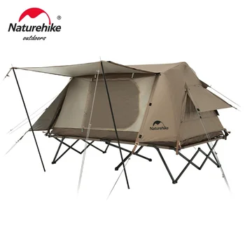 Походная палатка Naturehike, Походная Наземная палатка, складная палатка с автоматическим открыванием, Автоматическая палатка, Открытая палатка на крыше. Изображение