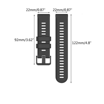 Ремешок KX4A для garmin-Forerunner 745 Браслеты Силиконовый браслет Быстросъемный ремешок для наручных часов Smartwatch Мягкий прочный Изображение