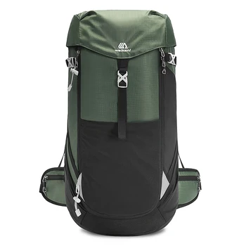 Рюкзак для альпинизма объемом 50 л, водонепроницаемая сумка через плечо, сумка для бега, велосипедная сумка, спортивная сумка большой емкости для кемпинга и путешествий Изображение