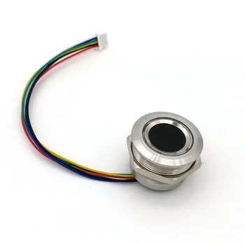 Светодиодный индикатор R503 Circular Round RGB Ring Control DC3.3V MX1.0-6Pin Емкостный модуль отпечатков пальцев, датчик сканера, 19 мм Изображение