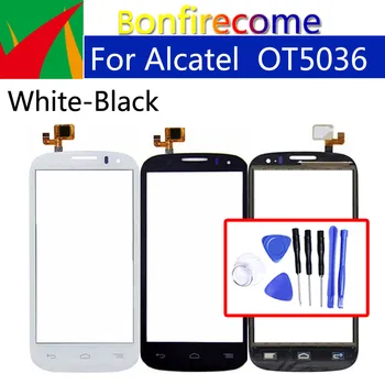 Сенсорный Экран Для Alcatel One Touch POP C5 OT5036 OT 5036 5036D 5037E Сенсорная Панель Сенсор Дигитайзер Замена Стекла 4.5