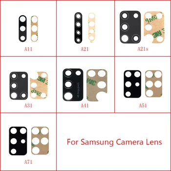 Стекло для задней камеры Samsung A11 A21 A21S A31 A41 A51 A71 A115F A215F A315F A415F A515F Стекло Для Объектива Задней Камеры С наклейкой Изображение