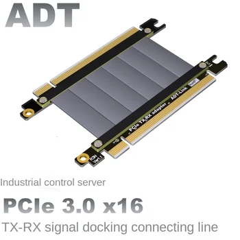 Удлинительный кабель ADT PCI-E x16 от мужчины к женщине pcie кабель обмена сигналами TX-RX Изображение
