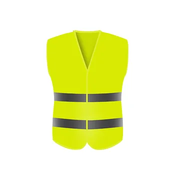 Цветной светоотражающий жилет Для бега, высокая видимость, светоотражающая флуоресцентная защитная одежда, защитная одежда Изображение