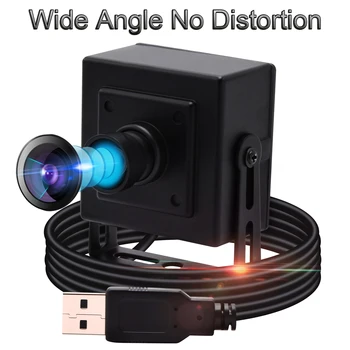 Широкоугольная USB-камера Без Искажений 1.3 Мегапикселя HD 960P с Низкой Освещенностью USB-Веб-камера для Промышленных Машин Изображение
